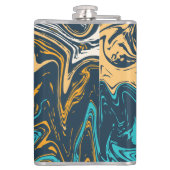 大理石タイルの色 フラスク (裏面)