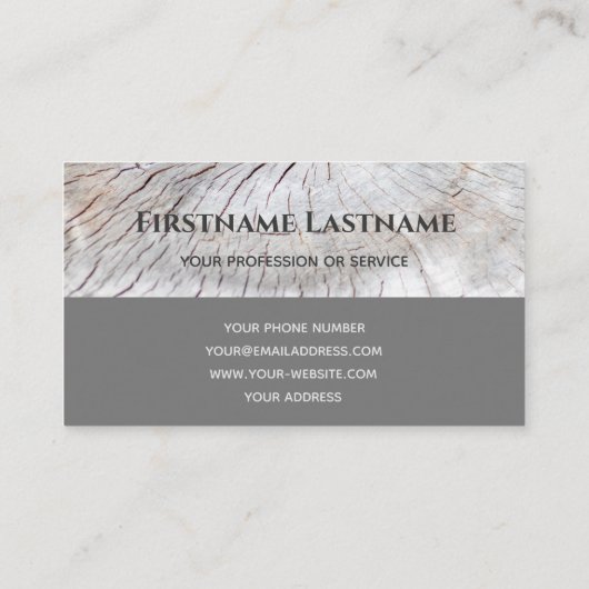大理石ダイヤモンドプレート古代の壁のオーガニック木 名刺 (裏面)