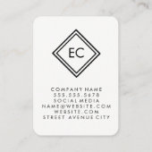 大理石ダイヤ縁どン 名刺 (裏面)