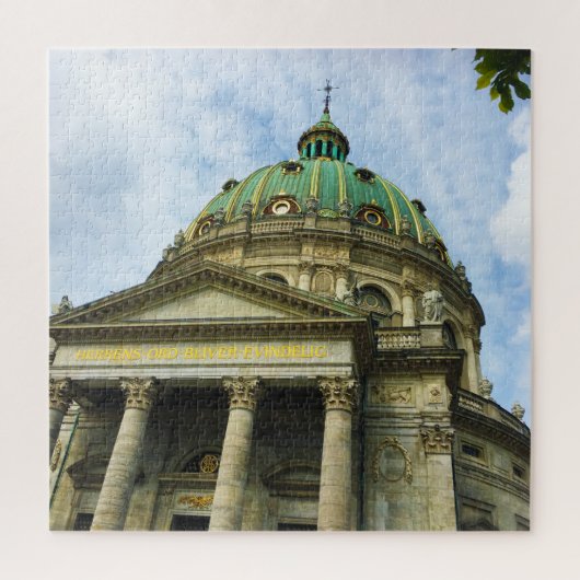 大理石チャーチフレデリックスキルケコペンハーゲン ジグソーパズル (縦)