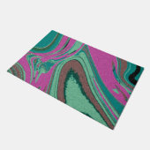 大理石テクスチカラフルャ ドアマット (アングル)