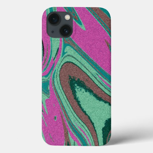 大理石テクスチカラフルャ Case-Mate iPhoneケース (裏面)