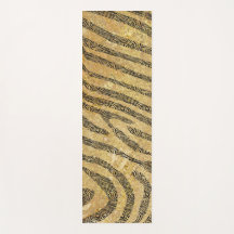 大理石テクスチャのゼブラ縞金ゴールド