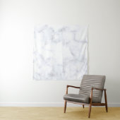 大理石テクスチャの白いパターン タペストリー (インサイチュ(横))