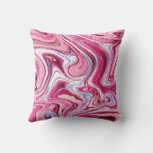 大理石テクスチャの背景。液体大理石テクスチャa クッション (裏面)