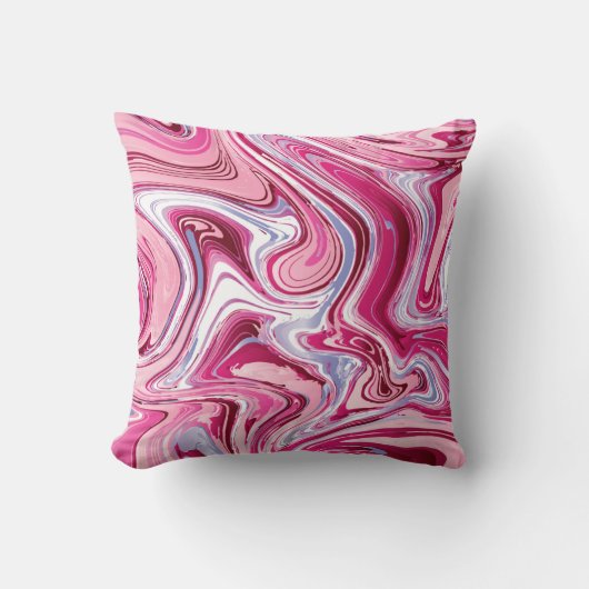 大理石テクスチャの背景。液体大理石テクスチャa クッション (正面)