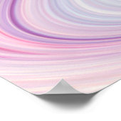 大理石テクスチャの背景/白いグレーの大理石のパターン ポスター (角)