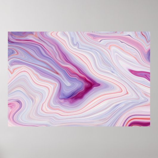 大理石テクスチャの背景/白いグレーの大理石のパターン ポスター (正面)