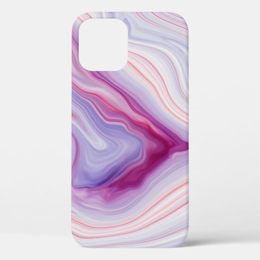 大理石テクスチャの背景/白いグレーの大理石のパット Case-Mate iPhoneケース (裏面)