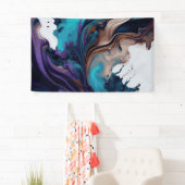 大理石テクスチャデザイン 横断幕 (インサイチュ)