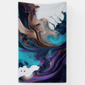 大理石テクスチャデザイン 横断幕 (縦)