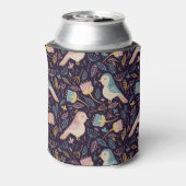 大理石テクスチャホワイトグレー背景 缶クーラー (缶裏面)