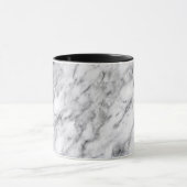 大理石テクスチャマグ白黒マグ マグカップ (中央)
