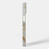 大理石テクスチャー – 高級ゴールドベイン柄 Case-Mate iPhoneケース (裏面 / 右)