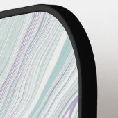 大理石テクスチャ大理石絵画の大理石パターンデザイン ピックルボールラケット (左詳細)