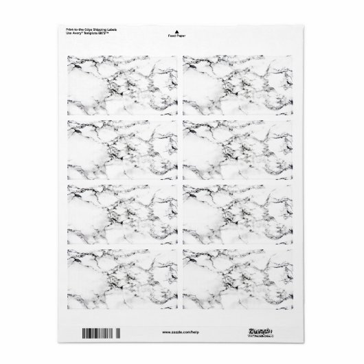 大理石テクスチャ ラベル (フルシート)