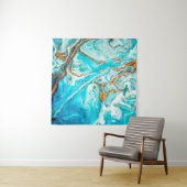 大理石テクスチャ。東洋の技術。コンテンポラリーar タペストリー (インサイチュ)