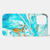 大理石テクスチャ。東洋の技術。コンテンポラリーar Case-Mate iPhoneケース (裏面 (横))