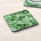 大理石テクスチャ（緑） コースター (左側)