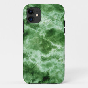大理石テクスチャ(緑) iPhone 11 ケース