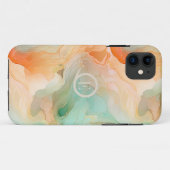 大理石テラコッタと玉 Case-Mate iPhoneケース (裏面(横))