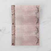 大理石デザインバルミツワーカスタマイズ- カード (内部)