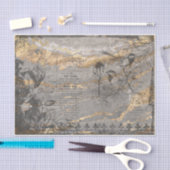 大理石デフランスのコパージュ 薄葉紙 (クラフト)