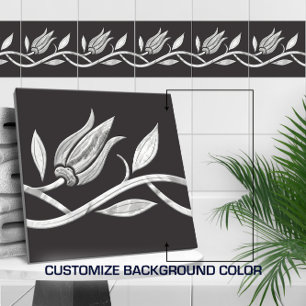 大理石トルコのチューリップ継ぎ目縁ど無し タイル