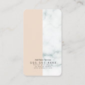 大理石ネイルサロン美しいカラーブロックQRコード 名刺 (裏面)