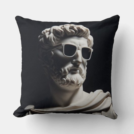 大理石バスト クッション (正面)