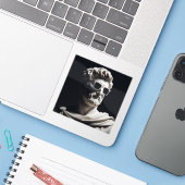 大理石バスト シール (ノートパソコンとiPhone)