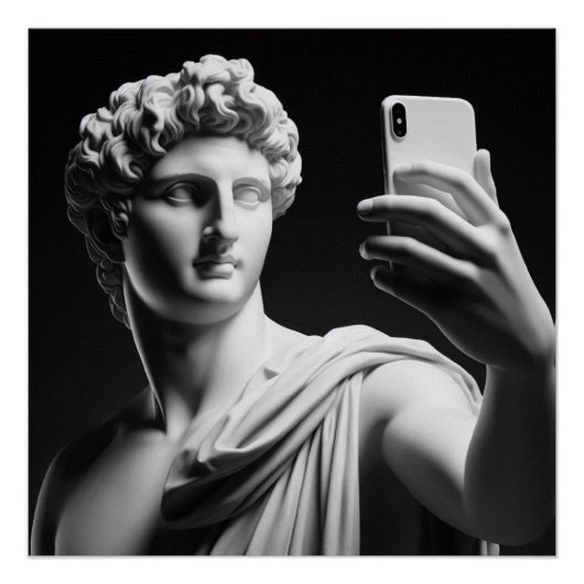 大理石バスト ポスター (正面)