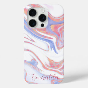 大理石バブルカスタマイズ iPhone 15 PROケース