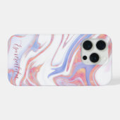 大理石バブルカスタマイズ iPhoneケース (裏面横)