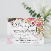 大理石バラエレガント葬儀食品サンキューカード サンキューカード (スタンド正面)