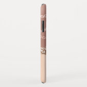 大理石バラガーリーエレガントグラデーション金ゴールドシックなケース – マット Case-Mate iPhoneケース (裏面/右)