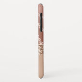 大理石バラガーリーエレガントグラデーション金ゴールドシックなケース – マット Case-Mate iPhoneケース (裏面/左)