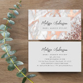 大理石バラゴールドフォイルルクセンティック 名刺