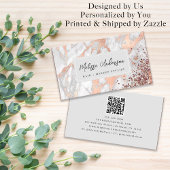 大理石バラゴールドフォイルルクセンティック 名刺