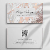 大理石バラゴールドフォイルルクセンティック 名刺