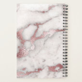 大理石バラ金ゴールドグラムプランナー プランナー手帳 (裏面)