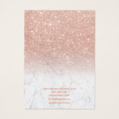 大理石バラ金ゴールドグリッターイヤリングネックレスロゴ (裏面)