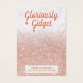 大理石バラ金ゴールドグリッターイヤリングネックレスロゴ (正面)