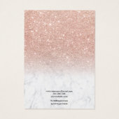 大理石バラ金ゴールドグリッターシックなネックレスディスプレイ (裏面)