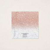 大理石バラ金ゴールドグリッタースタッドイヤリングディスプレイ (裏面)