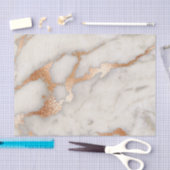 大理石バラ金ゴールドコーラルピーチグレイ銅 薄葉紙 (クラフト)