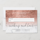 大理石バラ金ゴールドフォイルグラデーションギフト券 (裏面)