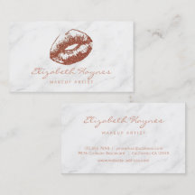 大理石バラ金ゴールドリップリップメイクアップアーティスト