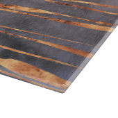 大理石バラ金ゴールド紫モダン名 カッティングボード (角)