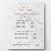 大理石バラ金ゴールドLash & Brow価格/サービス フォトプラーク (正面)